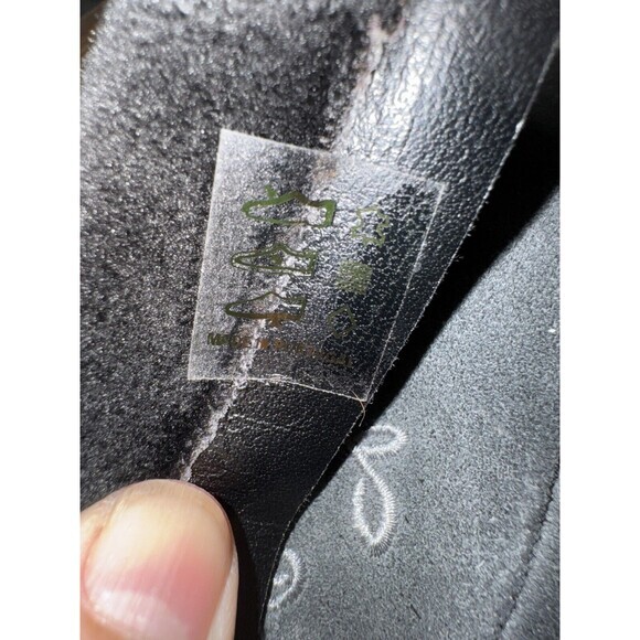 Eric Michael Heidi Knee High Grey Suede Embroidered Boho Western Boots Sz. 6.5 - Picture 9 of 10